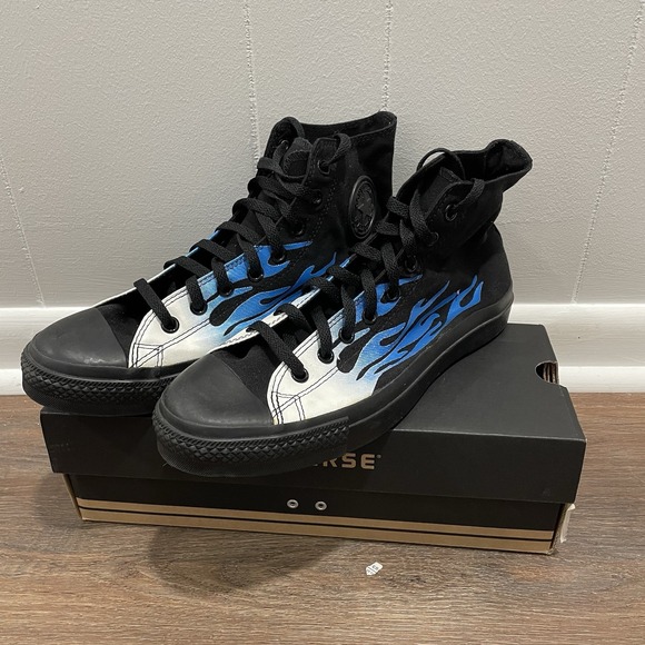 Converse Other - Converse All Star Aged IGNT Hi Sneakers Blue Flame Men Sz 10 Casual Y2K Skater